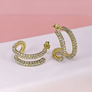 Stainless Steel Earrings  for Women and Girls C Shape Good Quality No Change Color BS2503270039