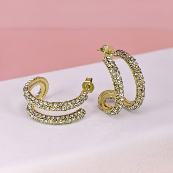 Stainless Steel Earrings  for Women and Girls C Shape Good Quality No Change Color BS2503270039