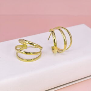 Stainless Steel Earrings  for Women and Girls C Shape Good Quality No Change Color BS2503270041