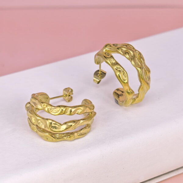 Stainless Steel Earrings  for Women and Girls C Shape Good Quality No Change Color BS2503270044