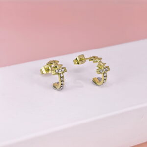 Stainless Steel Earrings  for Women and Girls C Shape Good Quality No Change Color BS2503270052