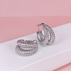 Stainless Steel Earrings  for Women and Girls C Shape Good Quality No Change Color BS2503270056