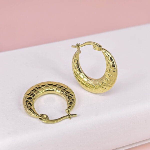 Stainless Steel Earrings  for Women and Girls C Shape Good Quality No Change Color BS2503270100