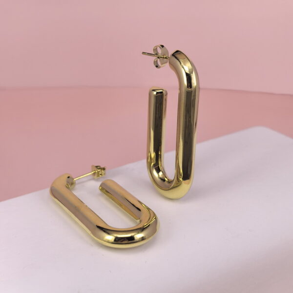 Stainless Steel Earrings  for Women and Girls Rectangle Good Quality No Change Color BS2503270131