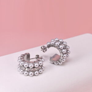 Stainless Steel Earrings  for Women and Girls C Shape Good Quality No Change Color BS2503270140