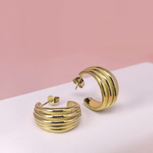 Stainless Steel Earrings  for Women and Girls C Shape Good Quality No Change Color BS2503270141