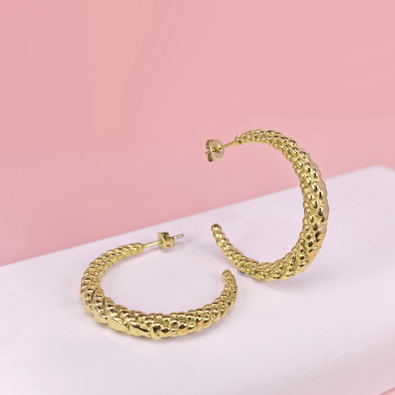 Stainless Steel Earrings  for Women and Girls C Shape Good Quality No Change Color BS2503270148