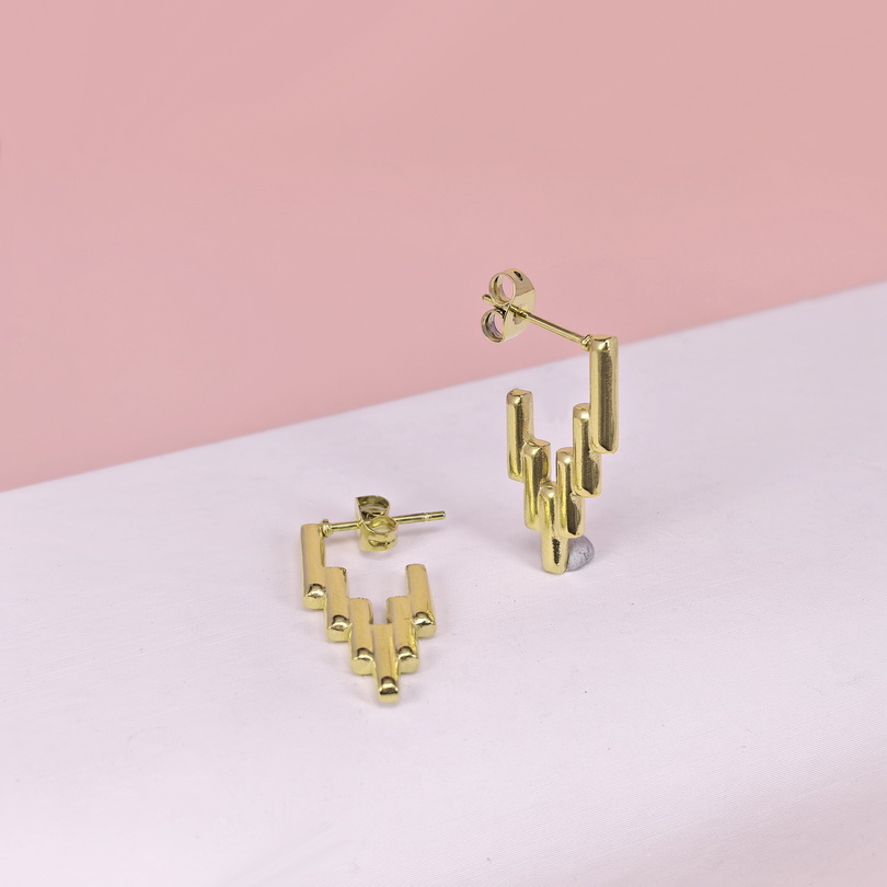 Stainless Steel Earrings  for Women and Girls Geometric Good Quality No Change Color BS2503270152