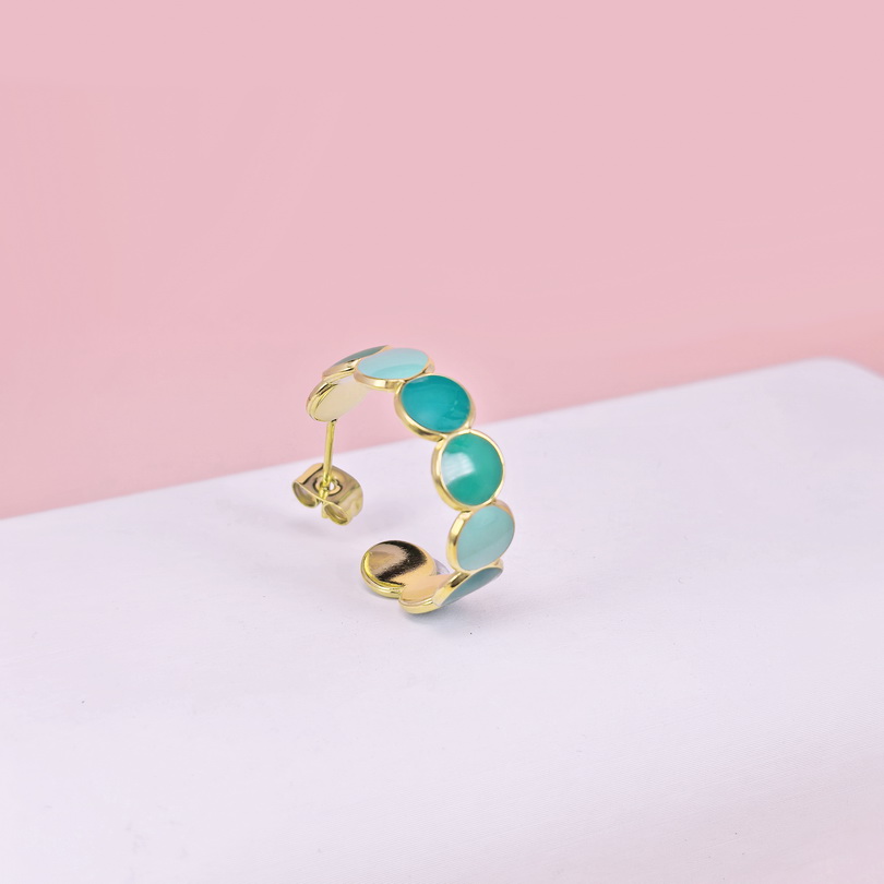 Stainless Steel Earrings  for Women and Girls C Shape Good Quality No Change Color BS2503270154