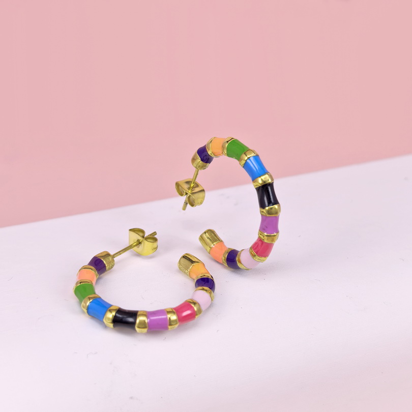 Stainless Steel Earrings  for Women and Girls C Shape Good Quality No Change Color BS2503270160
