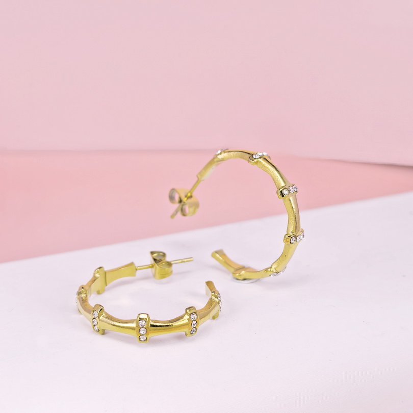 Stainless Steel Earrings  for Women and Girls C Shape Good Quality No Change Color BS2503270172