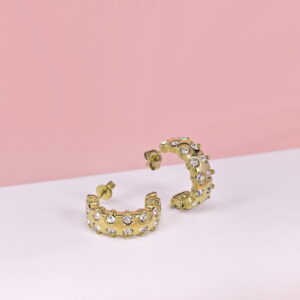 Stainless Steel Earrings  for Women and Girls C Shape Good Quality No Change Color BS2503270177