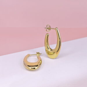 Stainless Steel Earrings  for Women and Girls C Shape Good Quality No Change Color BS2503270179