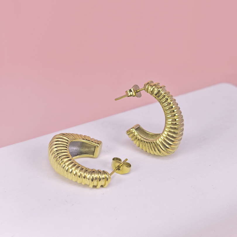 Stainless Steel Earrings  for Women and Girls C Shape Good Quality No Change Color BS2503270186