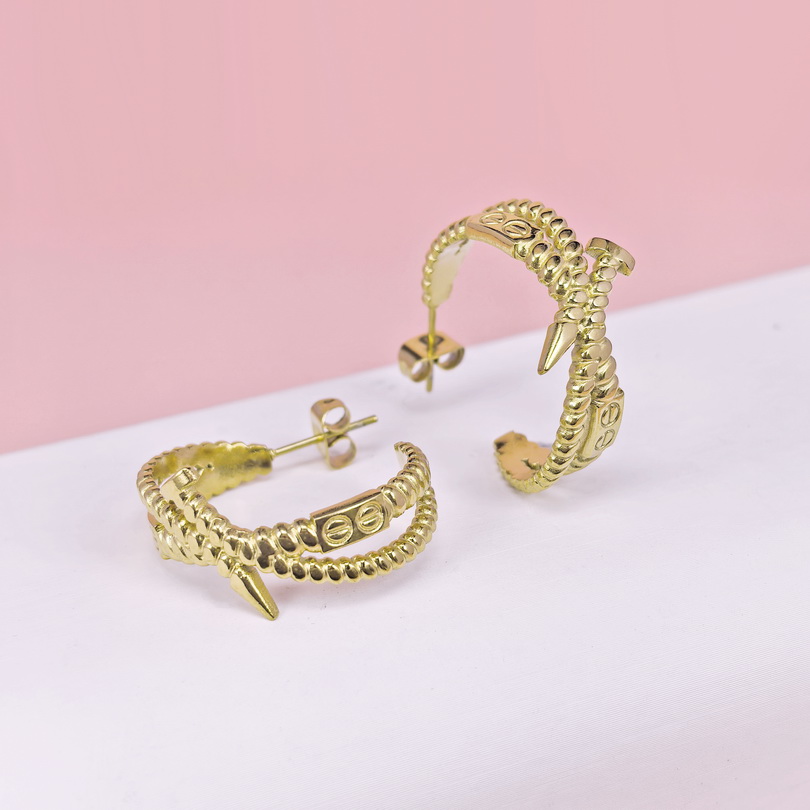 Stainless Steel Earrings  for Women and Girls C Shape Good Quality No Change Color BS2503270198