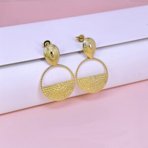 Stainless Steel Earrings  for Women and Girls Round  Good Quality No Change Color BS2503270202