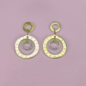 Stainless Steel Earrings  for Women and Girls Round  Good Quality No Change Color BS2503270204