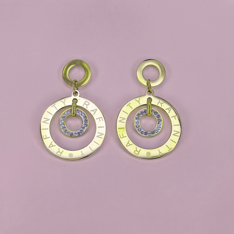 Stainless Steel Earrings  for Women and Girls Round  Good Quality No Change Color BS2503270204