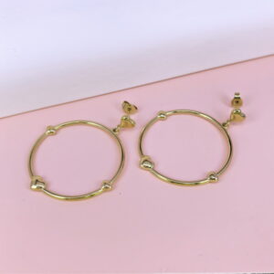 Stainless Steel Earrings  for Women and Girls Round  Good Quality No Change Color BS2503270205