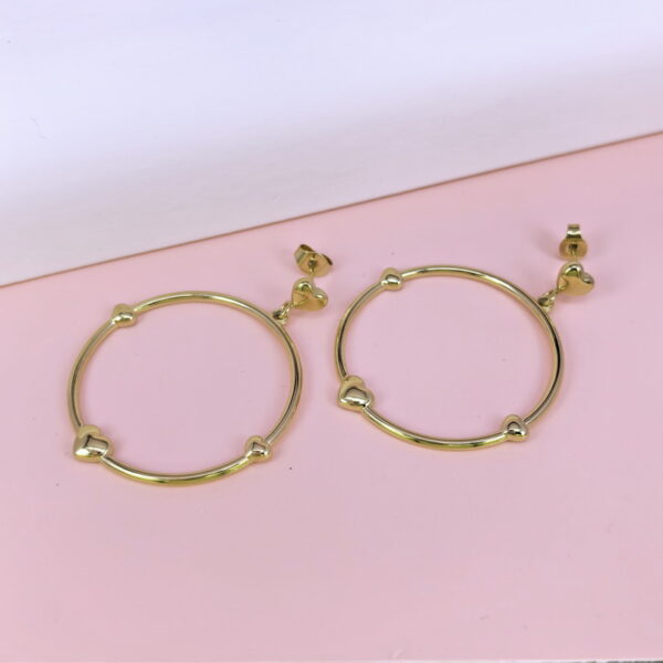 Stainless Steel Earrings  for Women and Girls Round  Good Quality No Change Color BS2503270205