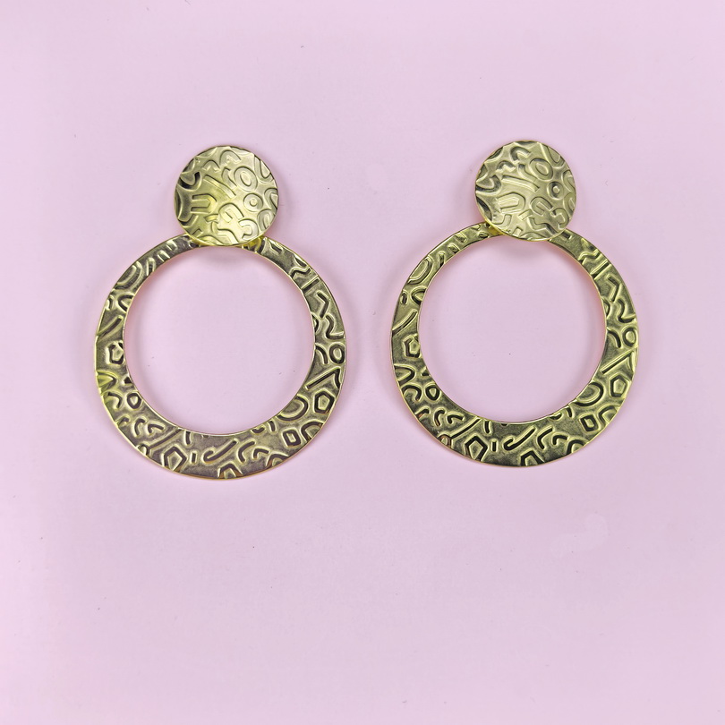 Stainless Steel Earrings  for Women and Girls Round  Good Quality No Change Color BS2503270211