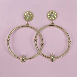 Stainless Steel Earrings  for Women and Girls Round  Good Quality No Change Color BS2503270213
