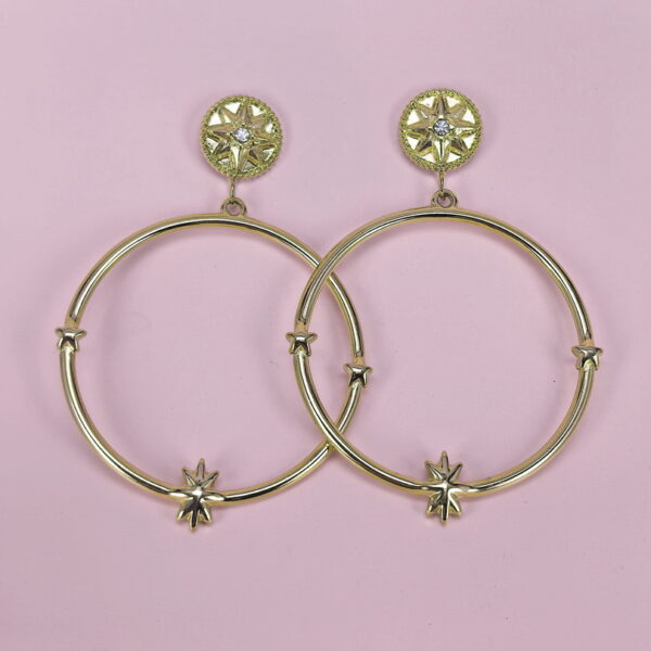 Stainless Steel Earrings  for Women and Girls Round  Good Quality No Change Color BS2503270213