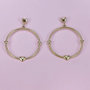 Stainless Steel Earrings  for Women and Girls Round  Good Quality No Change Color BS2503270219
