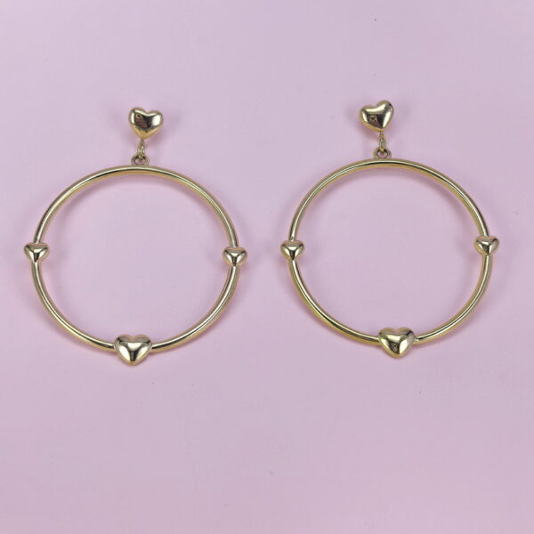 Stainless Steel Earrings  for Women and Girls Round  Good Quality No Change Color BS2503270219