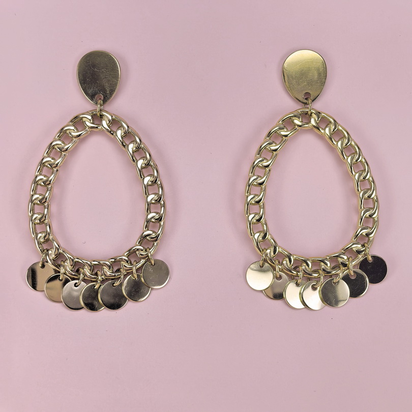 Stainless Steel Earrings  for Women and Girls Round  Good Quality No Change Color BS2503270223
