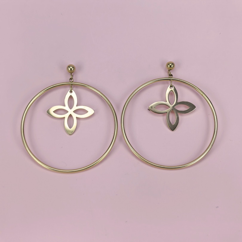 Stainless Steel Earrings  for Women and Girls Round  Good Quality No Change Color BS2503270225