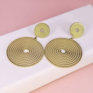 Stainless Steel Earrings  for Women and Girls Round  Good Quality No Change Color BS2503270227
