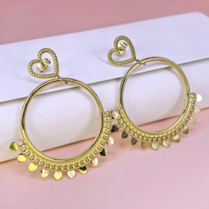 Stainless Steel Earrings  for Women and Girls Round  Good Quality No Change Color BS2503270231