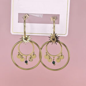 Stainless Steel Earrings  for Women and Girls Round  Good Quality No Change Color BS2503270232