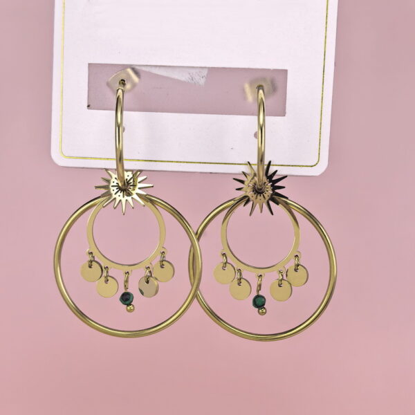Stainless Steel Earrings  for Women and Girls Round  Good Quality No Change Color BS2503270232