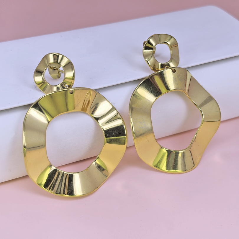 Stainless Steel Earrings  for Women and Girls Round  Good Quality No Change Color BS2503270235