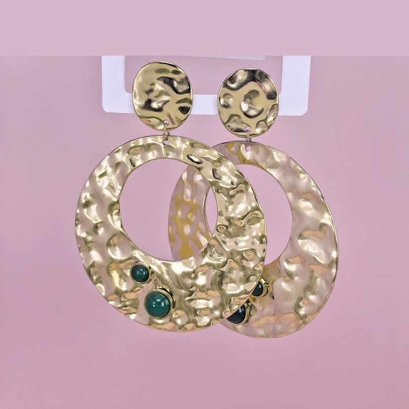 Stainless Steel Earrings  for Women and Girls Round  Good Quality No Change Color BS2503270238