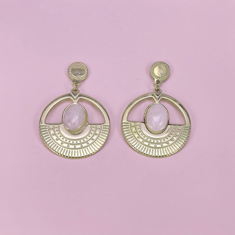 Stainless Steel Earrings  for Women and Girls Round  Good Quality No Change Color BS2503270242