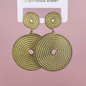 Stainless Steel Earrings  for Women and Girls Round  Good Quality No Change Color BS2503270245