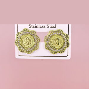 Stainless Steel Earrings  for Women and Girls Round  Good Quality No Change Color BS2503270247