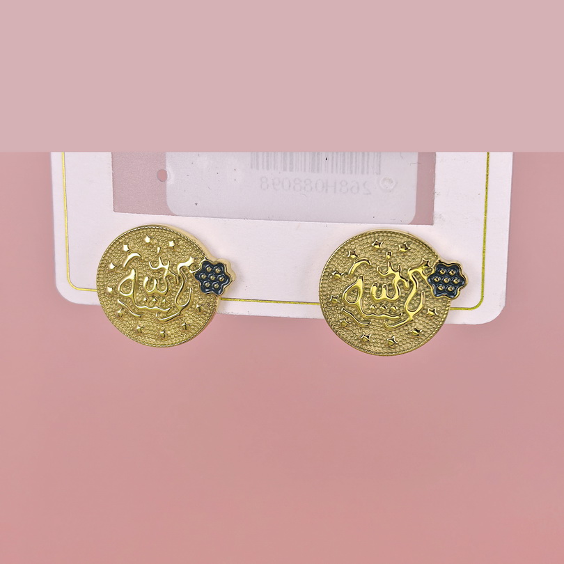Stainless Steel Earrings  for Women and Girls Round  Good Quality No Change Color BS2503270250