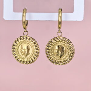 Stainless Steel Earrings  for Women and Girls Round  Good Quality No Change Color BS2503270259