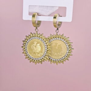 Stainless Steel Earrings  for Women and Girls Round  Good Quality No Change Color BS2503270260