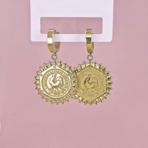 Stainless Steel Earrings  for Women and Girls Round  Good Quality No Change Color BS2503270261