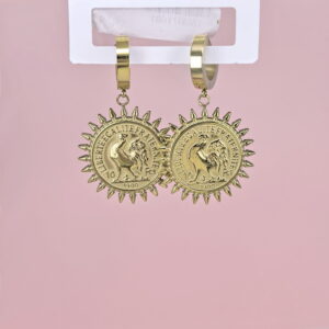 Stainless Steel Earrings  for Women and Girls Round  Good Quality No Change Color BS2503270262