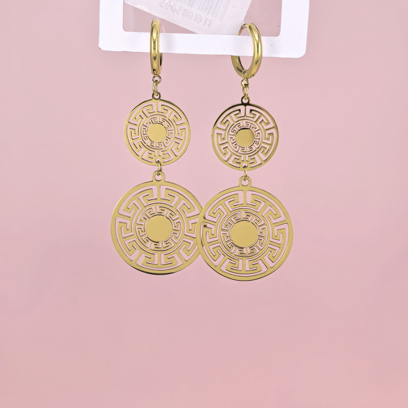 Stainless Steel Earrings  for Women and Girls Round  Good Quality No Change Color BS2503270268
