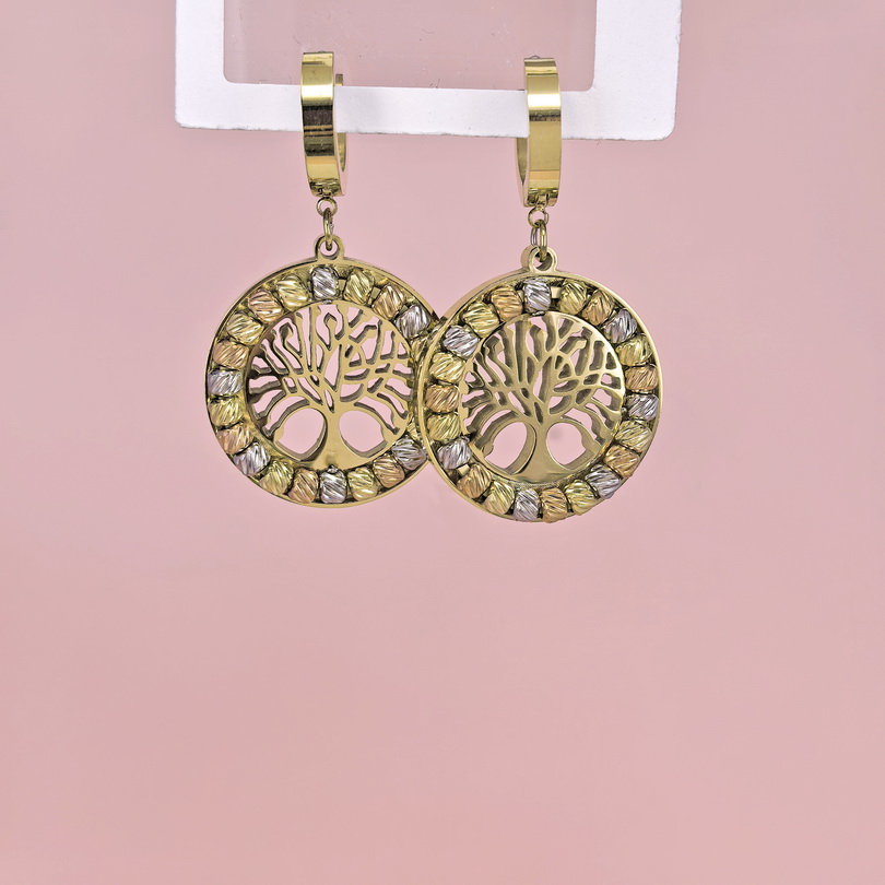Stainless Steel Earrings  for Women and Girls Round  Good Quality No Change Color BS2503270269