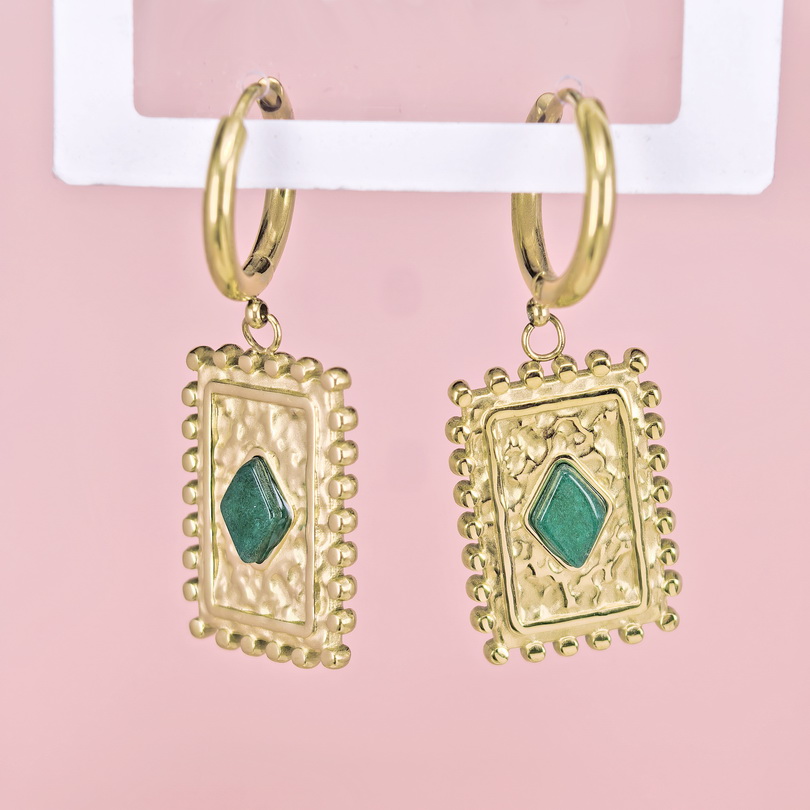 Stainless Steel Earrings  for Women and Girls Rhombus Good Quality No Change Color BS2503270273