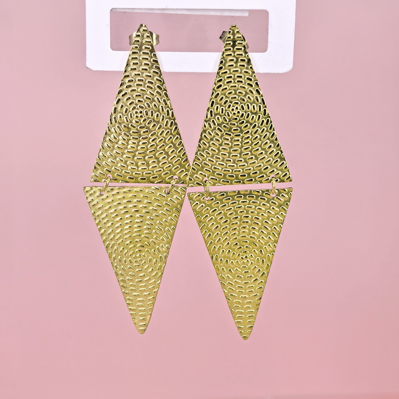 Stainless Steel Earrings  for Women and Girls Rhombus Good Quality No Change Color BS2503270274
