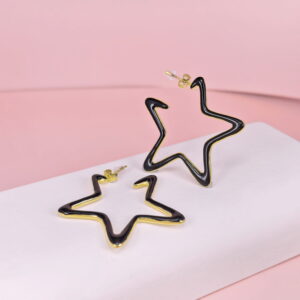 Stainless Steel Earrings  for Women and Girls Pentagram Good Quality No Change Color BS2503270282